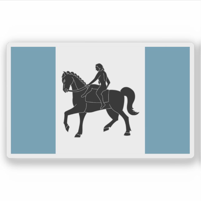 Adesivo Flag of the city of Coventry, England (Frente)