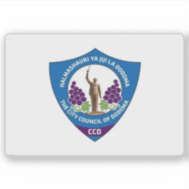 Adesivo Flag of the city of Dodoma, Tanzania