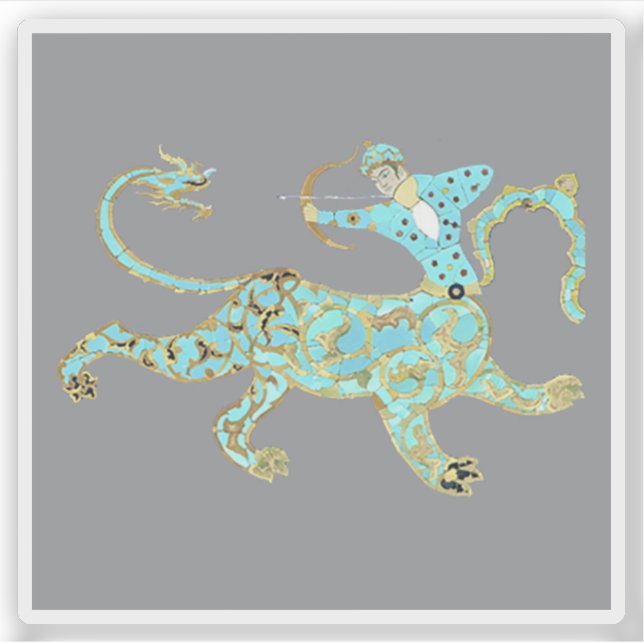 Adesivo Flag of the city of Isfahan or Esfahan, Iran (Frente)