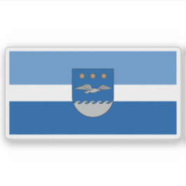 Adesivo Flag of the city of Jūrmala, Latvia