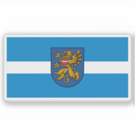 Adesivo Flag of the city of Rēzekne, Latvia