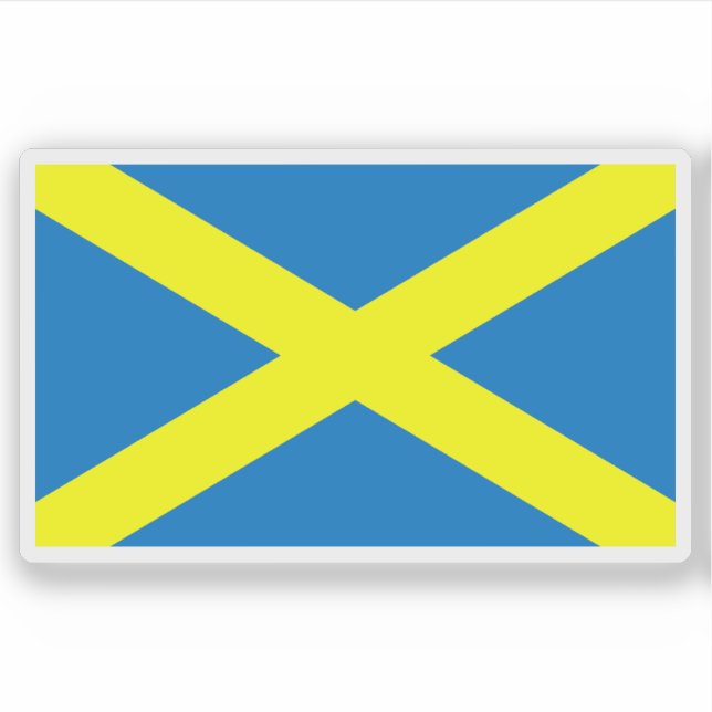 Adesivo Flag of the city of St Albans, England (Frente)