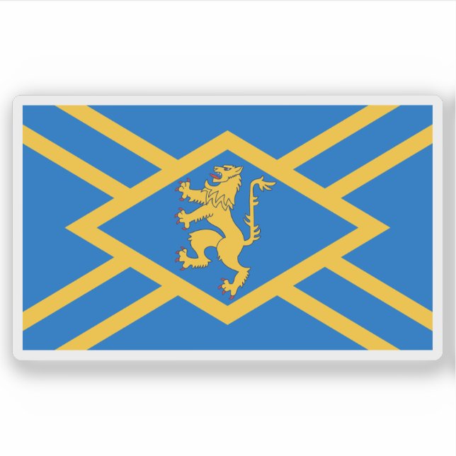 Adesivo Flag of the county of East Lothian, Scotland (Frente)