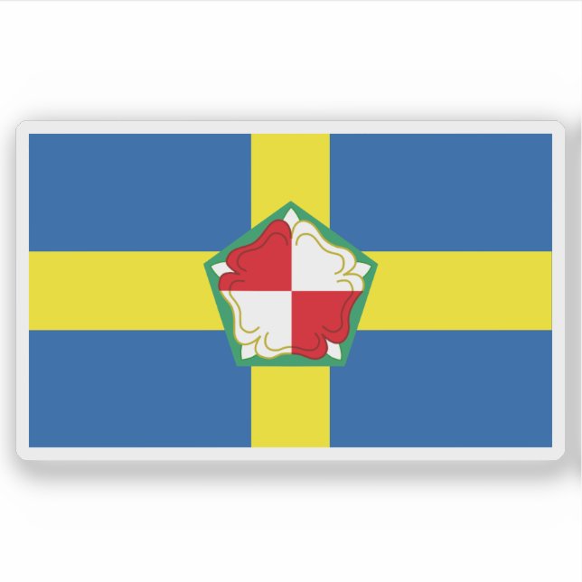 Adesivo Flag of the county of Pembrokeshire, Wales (Frente)