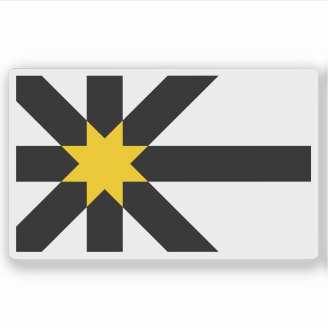 Adesivo Flag of the county of Sutherland, Scotland (Frente)