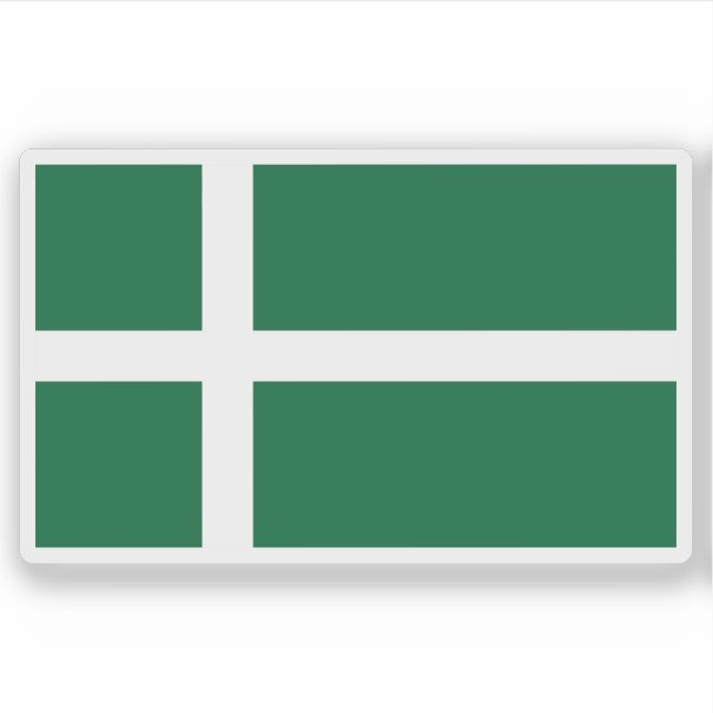 Adesivo Flag of the island of Barra, Scotland (Frente)