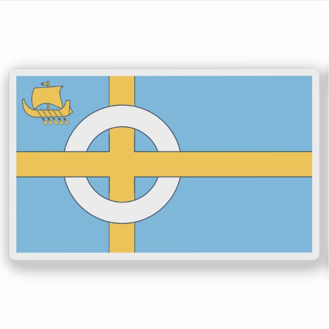 Adesivo Flag of the Isle of Skye, Scotland (Frente)