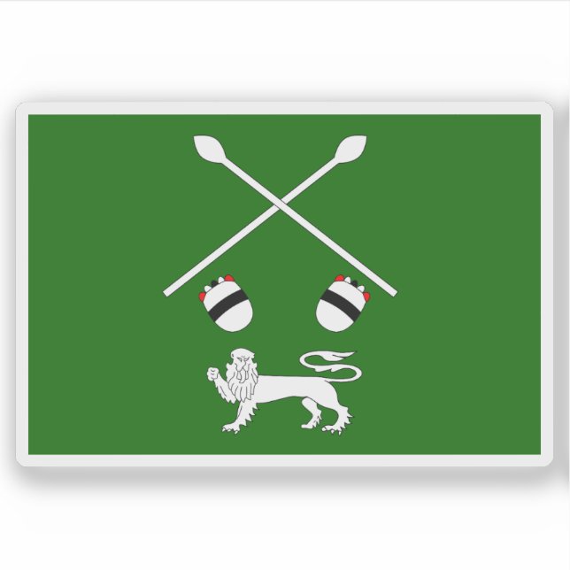 Adesivo Flag of the Kingdom of Ankole, Uganda (Frente)