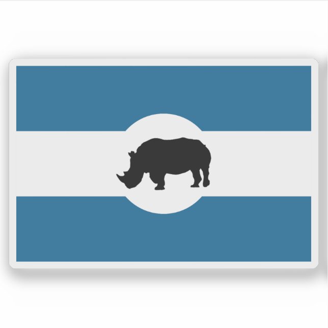 Adesivo Flag of the Lango people, Uganda (Frente)