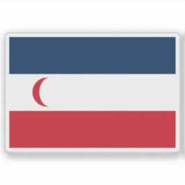 Adesivo Flag of the Madagascar Protectorate (1885-1896)