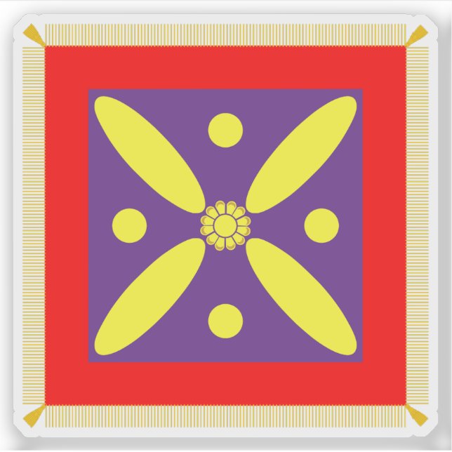 Adesivo Flag of the Sasanian Empire (Derafsh Kavian), Iran (Frente)