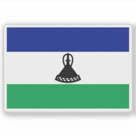 Adesivo Flag of the Sotho people, Republic of South Africa