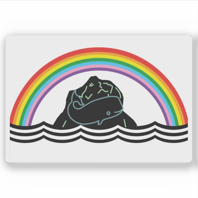 Adesivo Flag of the State of Waveland (Rockall), Scotland (Frente)