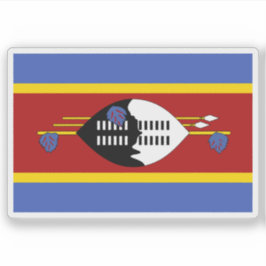 Adesivo Flag of the Swazi people, Republic of South Africa