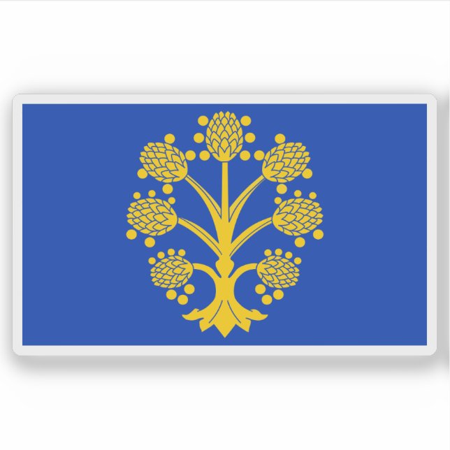 Adesivo Flag of the town of Appleby-in-Westmorland,England (Frente)