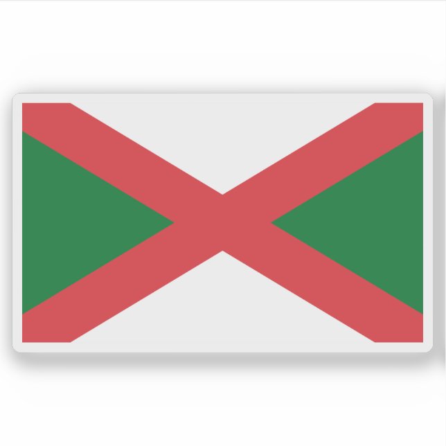 Adesivo Flag of the town of Bexhill-on-Sea, England (Frente)