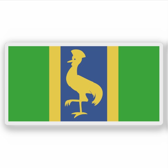 Adesivo Flag of the Uganda (1962) (Frente)