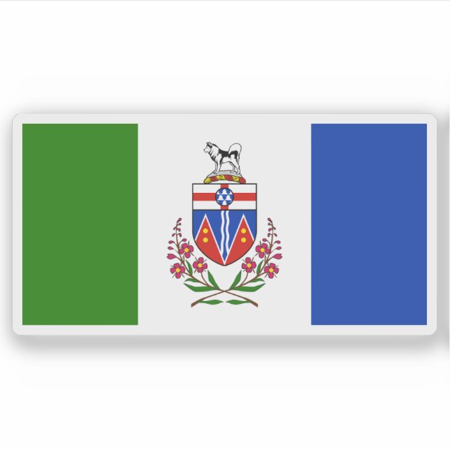 Adesivo Flag of the Yukon province, Canada (Frente)