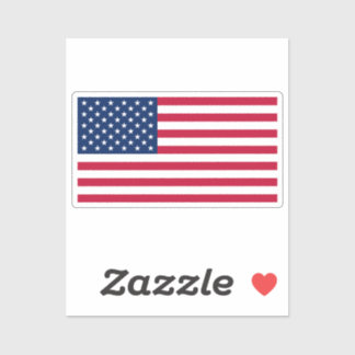 Adesivo Flag of United States custom-cut