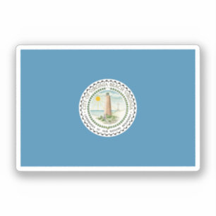 Adesivo Flag of Virginia Beach, Virginia