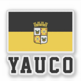 Adesivo Flag of Yauco, Puerto Rico