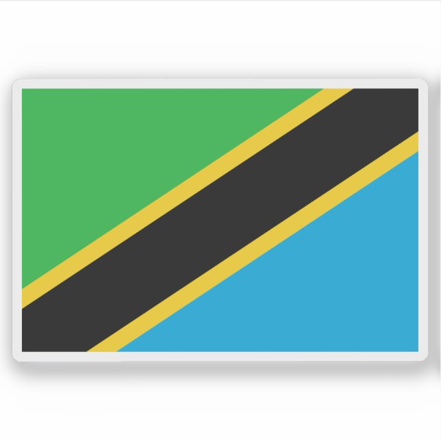Adesivo Flag of Zanzibar (1964-2005), Tanzania (Frente)