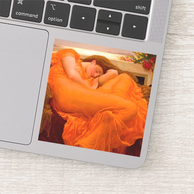 Adesivo Flaming June, 1895, por Lord Frederic Leighton (Detalhe)