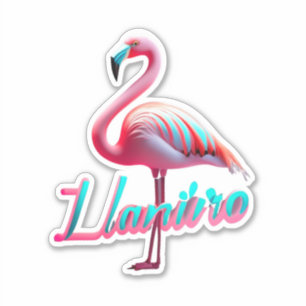 Adesivo Flamingo Fantasy Stickers para Escape Tropical