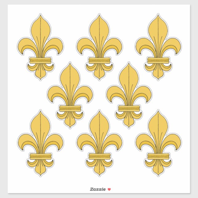Adesivo Fleur-de-lis (Folha)