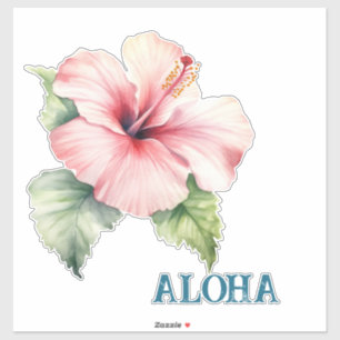 Adesivo Flor Aloha Hibiscus