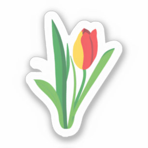 Adesivo Flor de Tulipa Floral Fofo