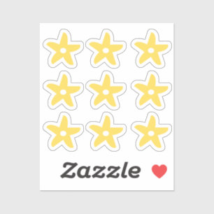 Adesivo Flor Engraçado