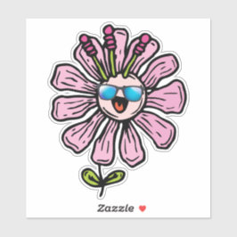 Adesivo Flor Feliz
