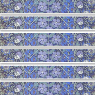 Adesivo floral azul