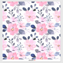 Adesivo Floral Estético | Design Minimalista