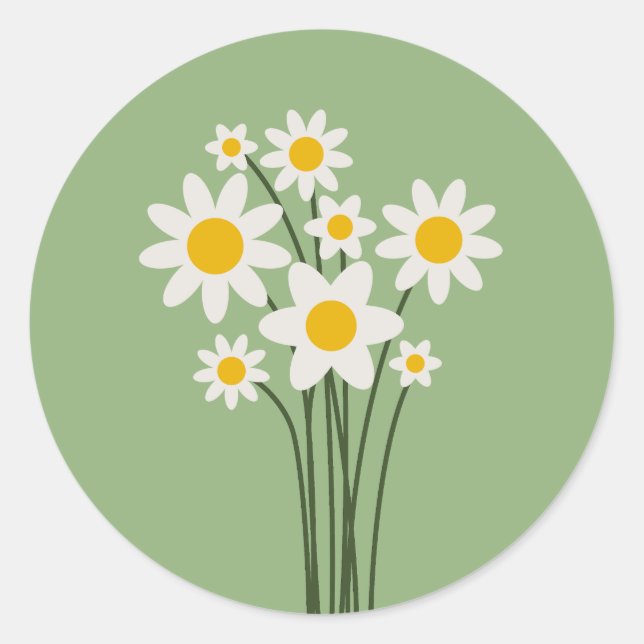 Adesivo Floral - Florescer & Colar (Frente)