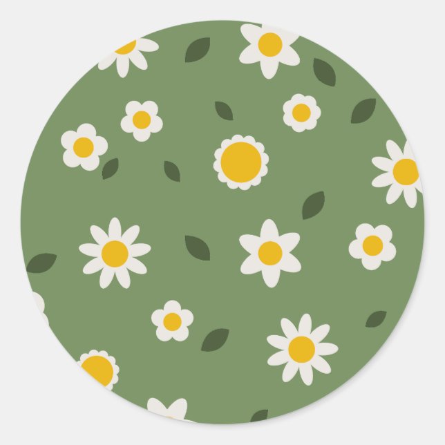 Adesivo Floral - Florescer e Colar (Frente)