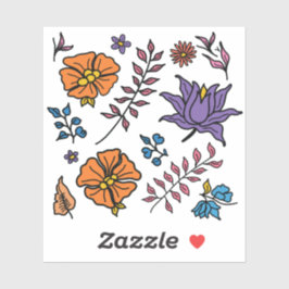 Adesivo Floral Pattern Sticker
