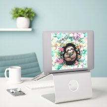 Floral Sloth Love Cresce Aqui