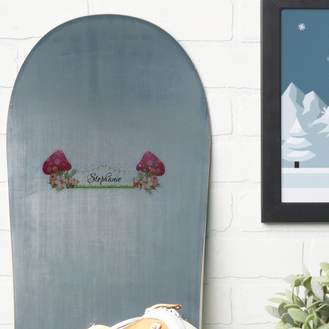 Adesivo Floral Whimsical Mushroom (Criador carregado)