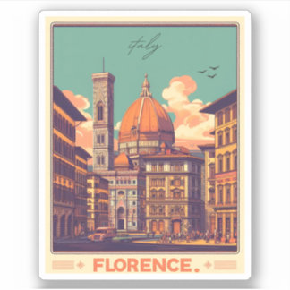 Adesivo Florença, firenze itália presentes viagem