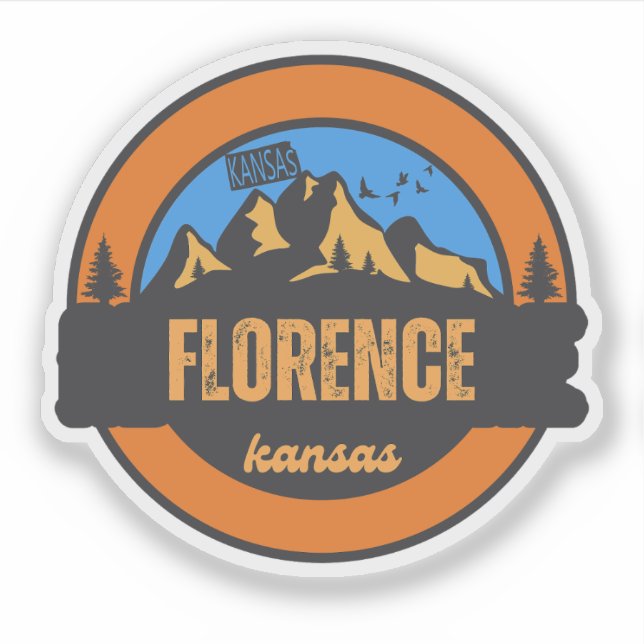 Adesivo Florença, Kansas (Frente)