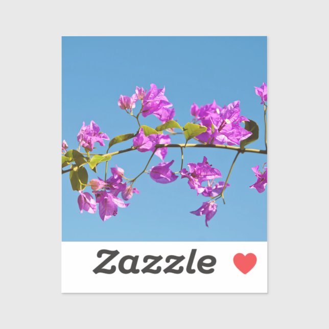 Adesivo Flores de Bougainvillea (Folha)