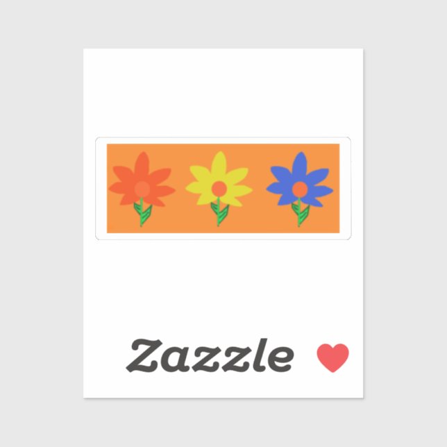 Adesivo Flores de primavera (Folha)