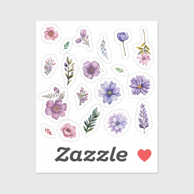 Adesivo Flores de primavera, cascata de caserna (Folha)