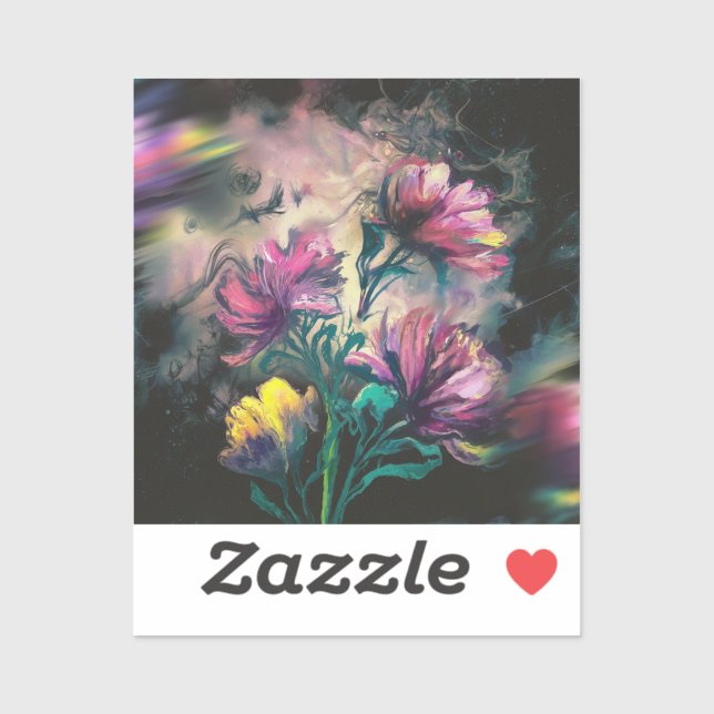 Adesivo Flores floridas (Folha)