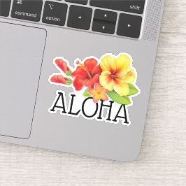 Adesivo Flores Havaianas Aloha