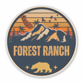 Adesivo Floresta Ranch, Califórnia
