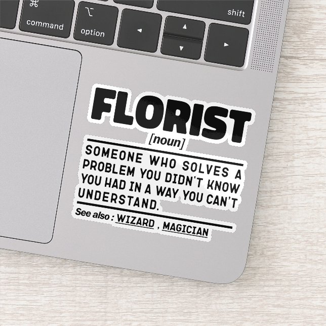 Adesivo Florist Noute Definição Cuta Florificação Legal Fl (Detalhe)