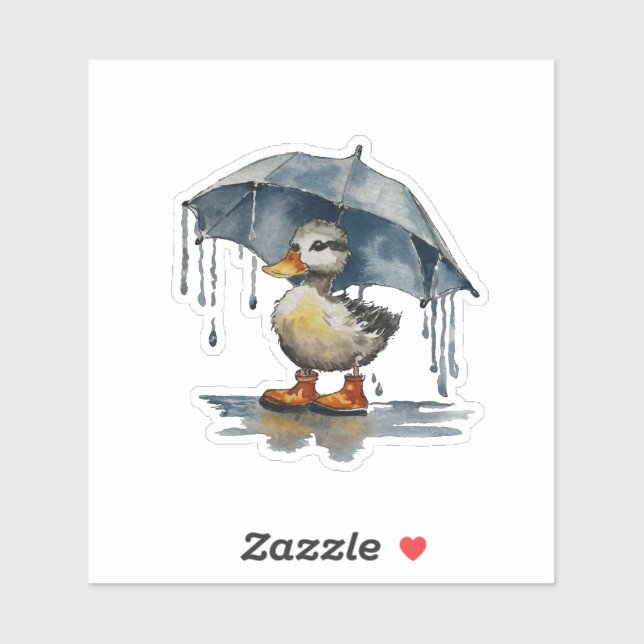 Adesivo Fluffy Ducking (Folha)